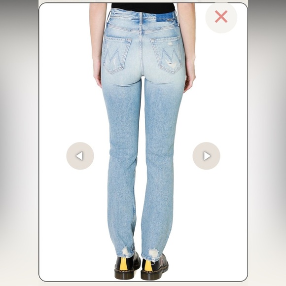 Mother Denim High Waisted Rider Skimp in The Confession Size 26 82 - Picture 6 of 16